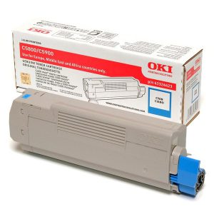 Originale Oki laser toner - ciano - 43324423