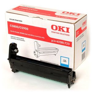 Originale Oki laser tamburo - ciano - 43381723