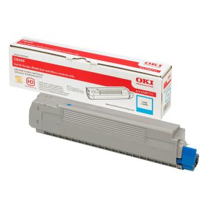 Originale Oki laser toner - ciano - 43487711