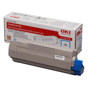 Originale Oki laser toner - ciano - 43872307