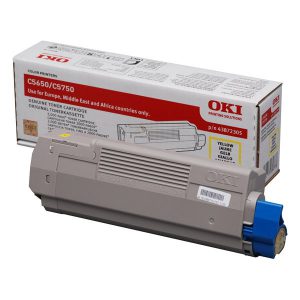 Originale Oki laser toner - giallo - 43872305