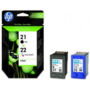 Originale HP inkjet conf. 2 cartucce 21/22 - nero +tricromia - SD367AE