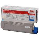 Originale Oki laser toner - ciano - 43865723