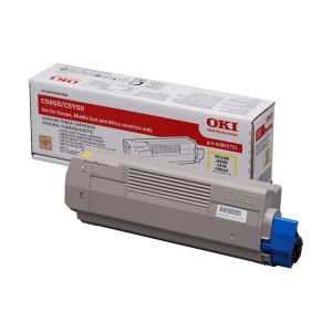 Originale Oki laser toner - giallo - 43865721