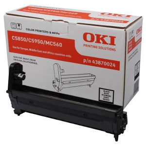 Originale Oki laser tamburo - nero - 43870024