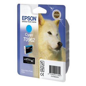 Originale Epson inkjet cartuccia ink pigmentato rs ULTRACHROME K3 T0962 - ciano - C13T09624010