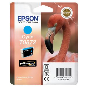 Originale Epson inkjet cartuccia ink pigmentato rs HI-GLOSS2 T0872 - 11,4 ml - ciano - C13T08724010