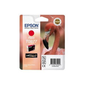 Originale Epson inkjet cartuccia ink pigmentato rs HI-GLOSS2 T0877 - 11,4 ml - rosso - C13T08774010