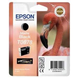 Originale Epson inkjet cartuccia ink pigmentato rs HI-GLOSS2 T0878 - 11,4 ml - nero opaco - C13T08784010