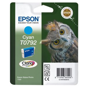 Originale Epson inkjet cartuccia gufo Claria T0792/blister RS - 11 ml - ciano - C13T07924010