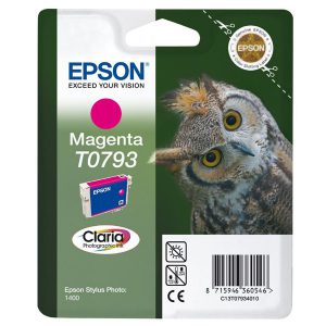 Originale Epson inkjet cartuccia gufo Claria T0793/blister RS - 11 ml - magenta - C13T07934010