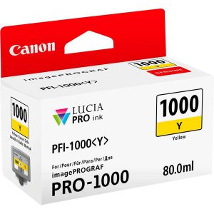 Originale Canon inkjet cartuccia PFI-1000Y - 80 ml - giallo - 0549C001