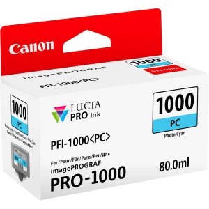 Originale Canon inkjet cartuccia PFI-1000PC - 80 ml - ciano foto - 0550C001