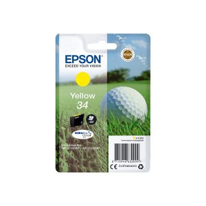 Originale Epson inkjet cartuccia pallina da golf Durabrite Ultra 34 - 4,2 ml - giallo - C13T34644010