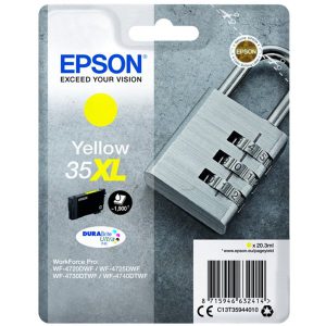 Originale Epson inkjet cartuccia A.R. lucchetto Durabrite Ultra 35XL - 20,3 ml - giallo - C13T35944010